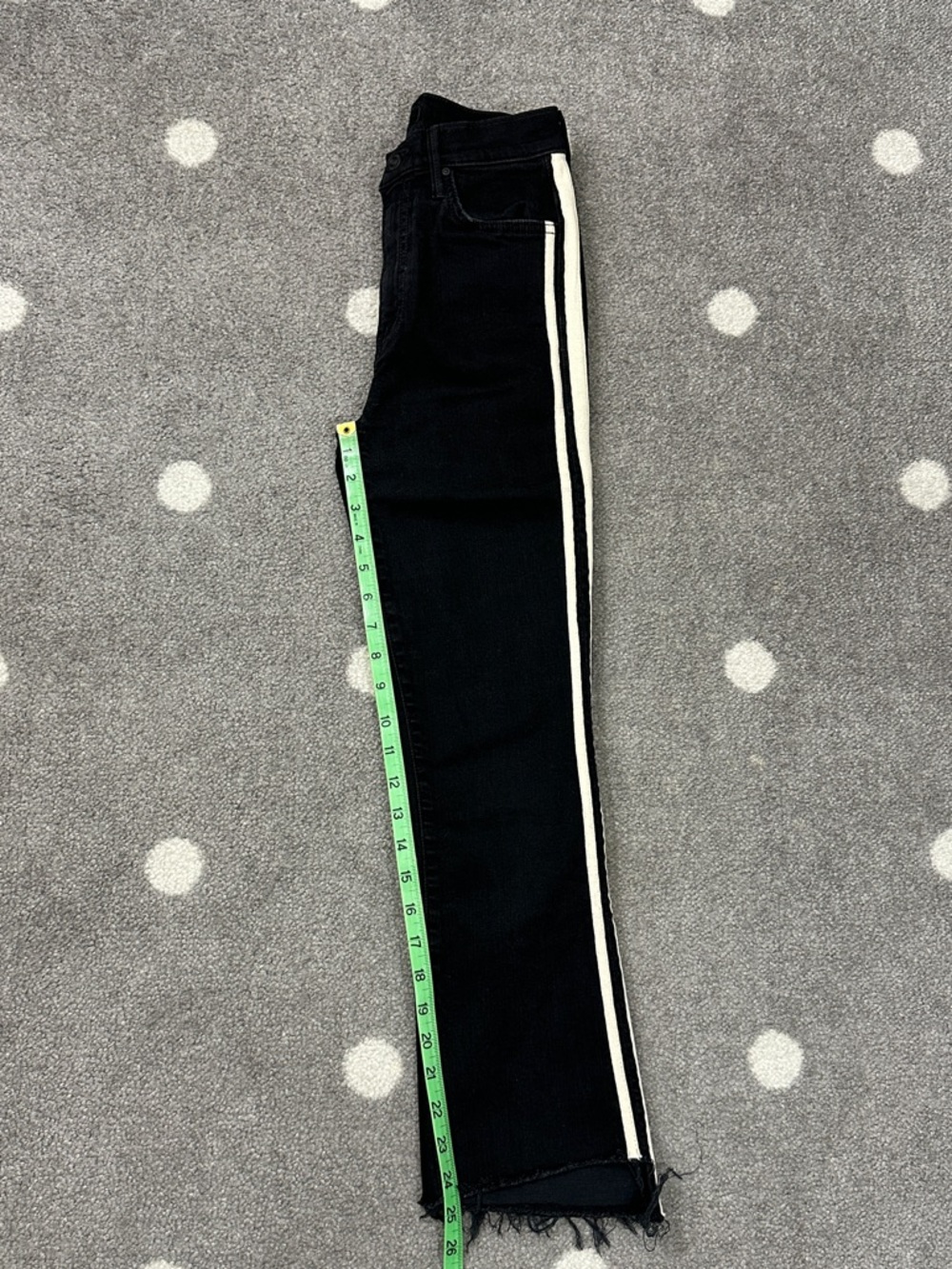 MOTHER insider crop step fray guilty racer denim jeans - Picture 8 of 14